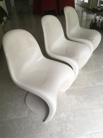 3x Herman Miller Panton Chair