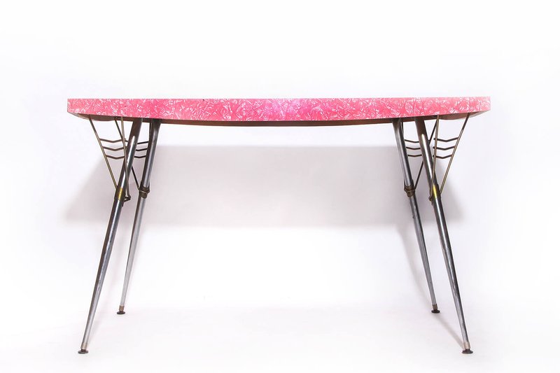 Vintage Mid Century Formica Dining Table