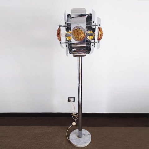 Mazzega Floor Lamp by Toni Zuccheri