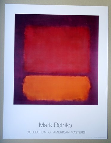 Mark Rothko - Untiteld 1962 - Offsetlitho 1988