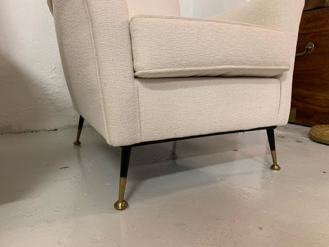 2x Italiaans design fauteuils