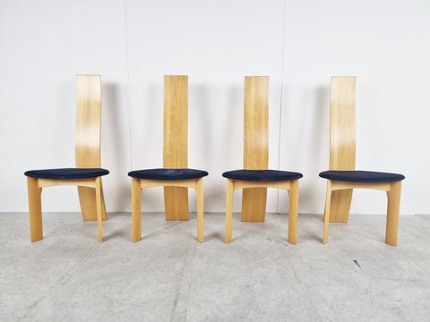 4x Van Den Berghe Pauvers dining chairs