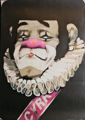 Waldemar Świerzy - Circus Clown with flange