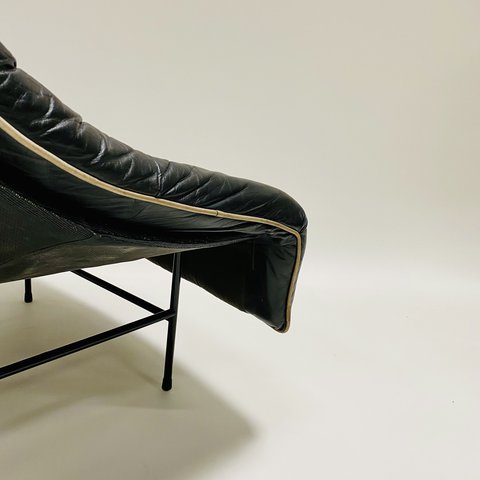 Gerard van den berg black leather Butterfly chair