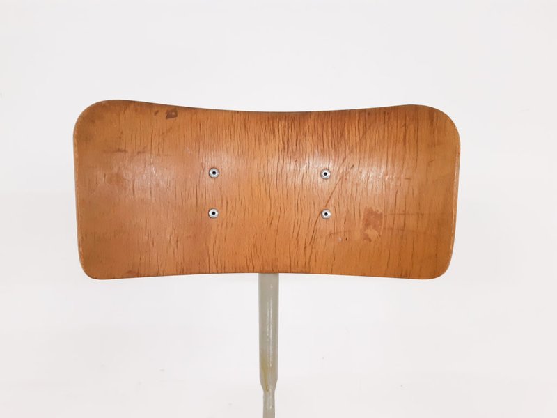 Friso Kramer for Ahrend de Cirkel drafting stool, The Netherlands 1950's