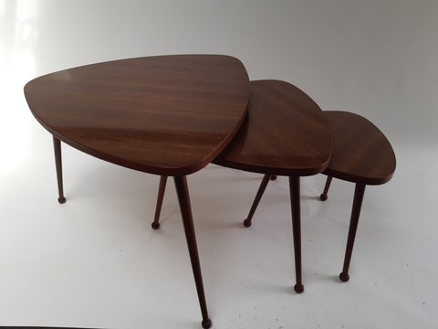 Vintage side tables mini set