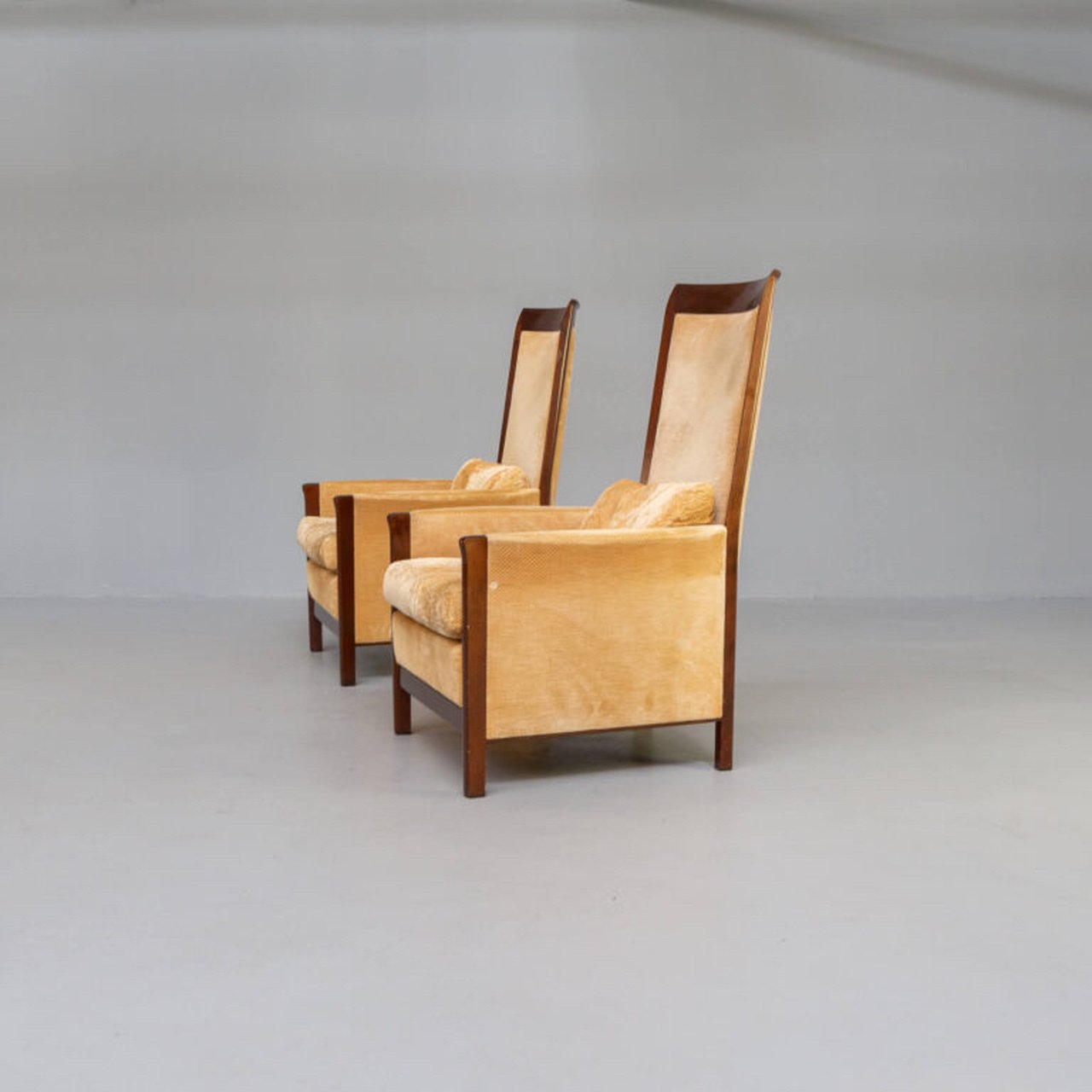 Image 3 of 2x Giorgetti fauteuils by Umberto Asnago