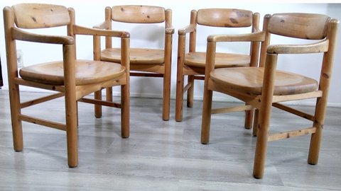 4x Rainer Daumiller dining chairs by Hrtshals Savvaerk