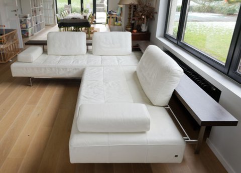 Bono by Rolf Benz Corner sofa - Leather and oak