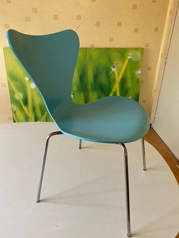 6x Arne Jacobsen by by Fritz Hansen vlinderstoel