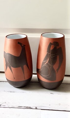 2 Loré vases by Joep Thissen