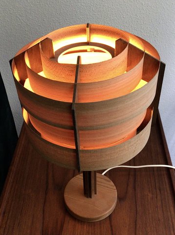 Vintage Zweedse tafellamp