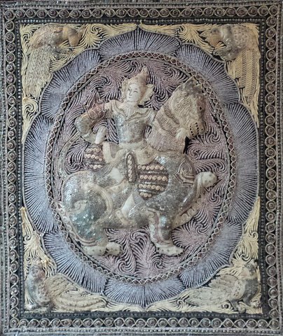 Kalaga tempelkleed kunstwerk