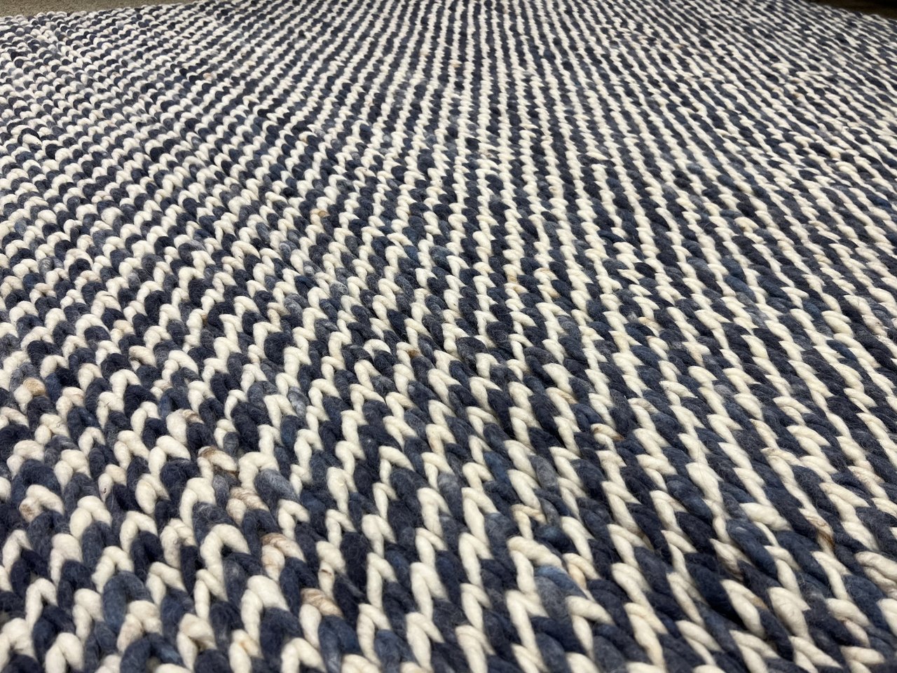 Image 5 of Brink & Campman Scone Teppich Blau Wolle