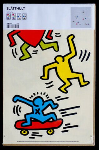 IKEA X Keith Haring, Slätthult Wandaufkleber