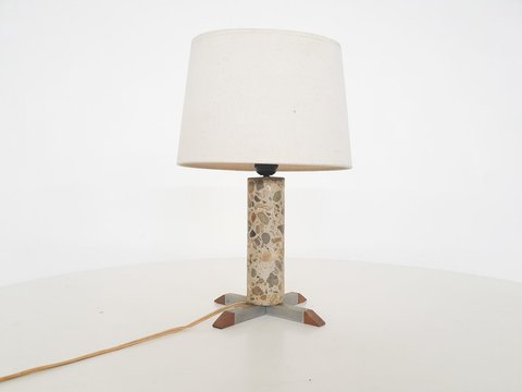 Vintage Small stone table light