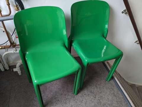 2x Artemide Milano Selene stoelen