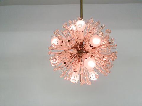 Emil Stejnar for Rupert Nikoll 'Sputnik' ceiling light / chandelier