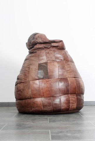 De Sede leather beanbag