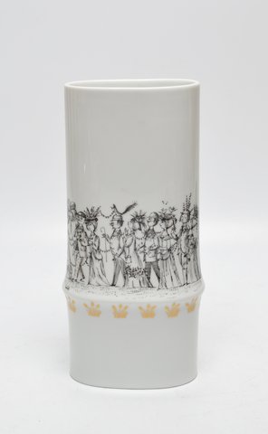 Rosenthal Raymond Peynet Vase „Hochzeitsmarsch“.