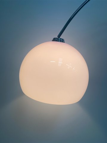 Große Design-Bogenlampe mit Marmorsockel