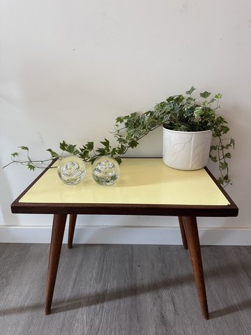 1960s plant table side table