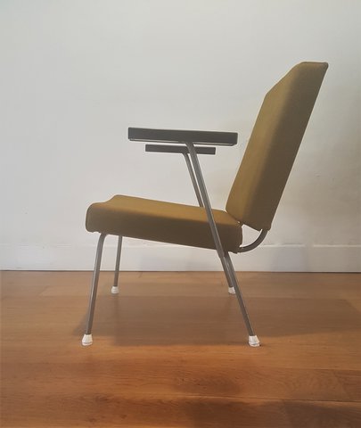 Vintage Gispen 1407 fauteuil, Nederland 1956