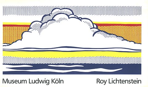 Roy Lichtenstein----- Wolk en zee