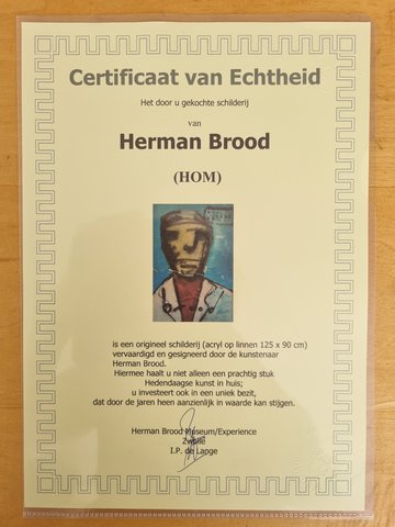 Herman Brood "Hom" Acrylic 125x90
