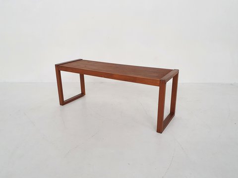 Scandinavian modern teak side table, Denmark 1960's