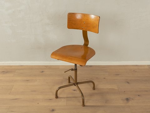 vintage swivel chair, industrial