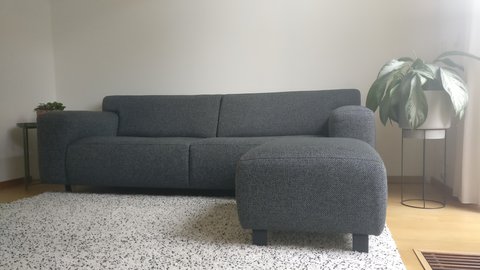 Montel Multi Plus 3-seater sofa with Hocker