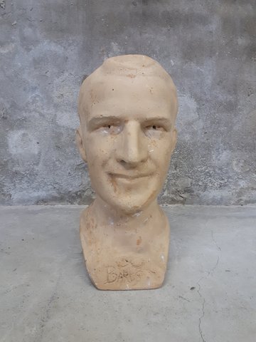 vintage plaster head