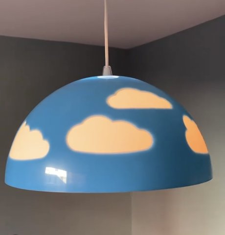 Vintage Skojig Wolkenlampe