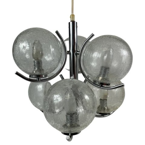 Richard Essig - Hanging pendant - model Sputnik - including new bulbs - Space Age Design