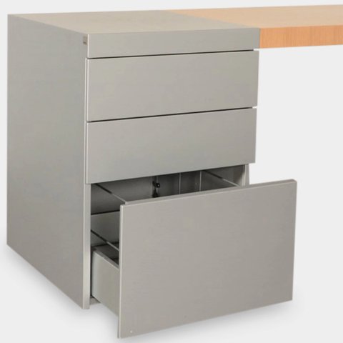 Renz Size desk + drawer unit