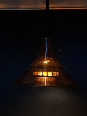 Massive Space Age heksenhoed lamp