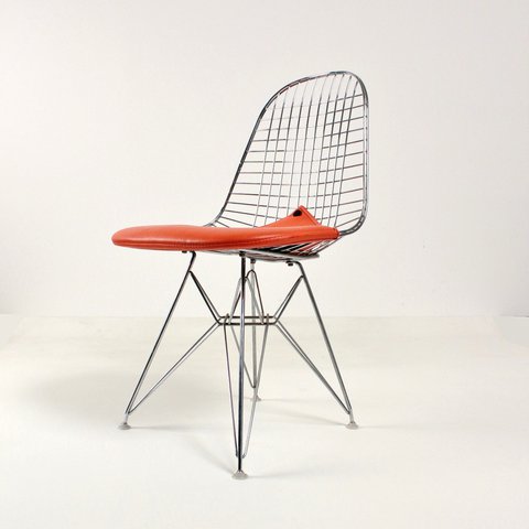 Charles & Ray Eames Bikini Wire Chair DKR 2