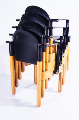 4x Gerd Lange for Thonet - Flex 2000 armchairs