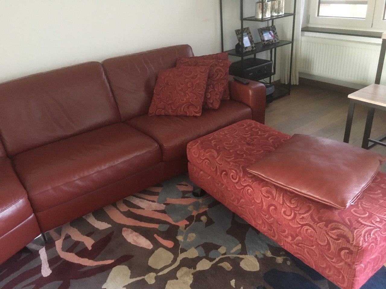 Image 15 of Natuzzi 4 seater sofa, club chair with ottoman