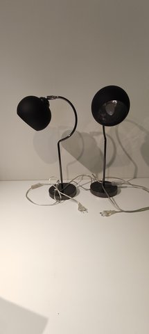 2x Vintage Bedside Table Lamps