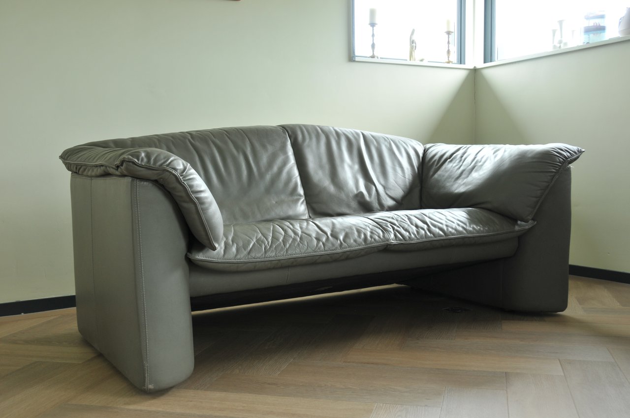 Image 2 of 2x Leolux Clio vintage 2-seater sofa