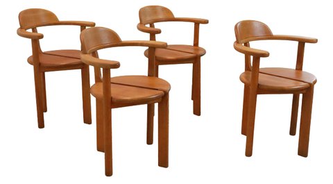 4x vintage 'Brahlstorf' dining chairs dining chairs
