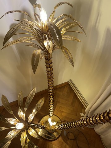 Maison Jansen Palm lamp