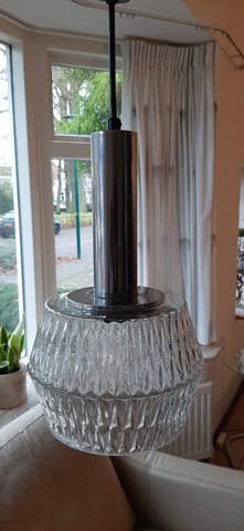 Retro hanglamp in glas
