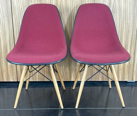2x DSW-Stühle Herman Miller Charles & Ray Eames