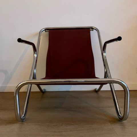 Vintage buis fauteuil