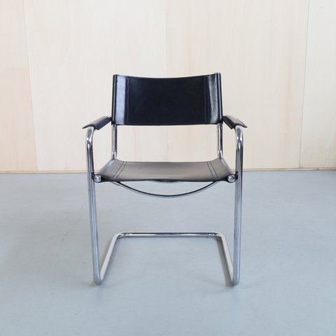 4x Matteo Grassi Tubular Frame Bauhaus Chair MG5