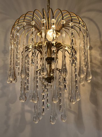 Vintage Hollywood Regency Teardrop hanglamp