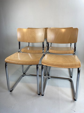 4 x S43 Cantilever Chairs from Thonet